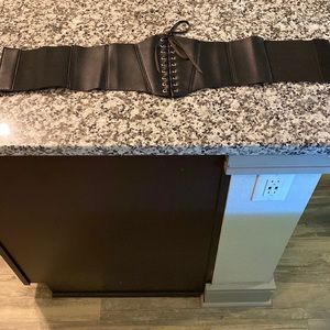 Black Velcro corset never worn S/M